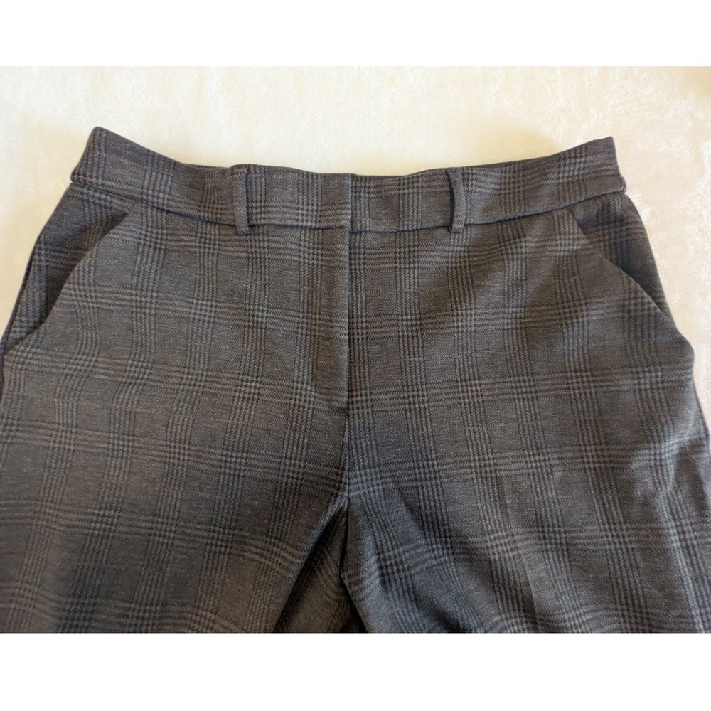 Simply Vera Vera Wang Wide Leg Houndstooth Slacks 16 Dress Pants Brown Black - Picture 3 of 10